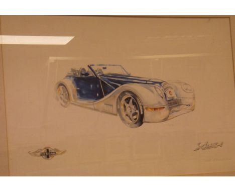 RICHARD O'CONNELL "Morgan Aero 8", watercolour, signed in pencil lower right, dated 2006