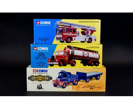 Corgi Classics Numbered Limited Edition Die-Cast Models for Adults, 3 in total, comprising 1/ Esso Scammell Highwayman and Ta