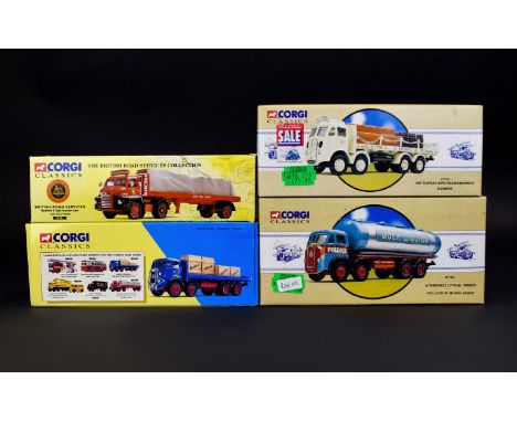 Corgi Classics Ltd and Numbered Edition Detailed Diecast Scale 1.50 Models For The Adult Collector ( 4 ) In Total. Includes 1