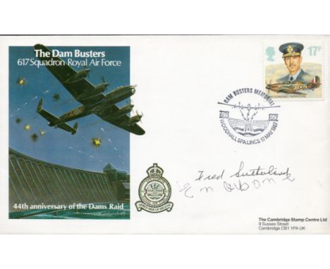World War II Dambusters Fred Sutherland and Eileen Albone signed The Dambusters 617 Squadron Royal Air Force 44th Anniversary