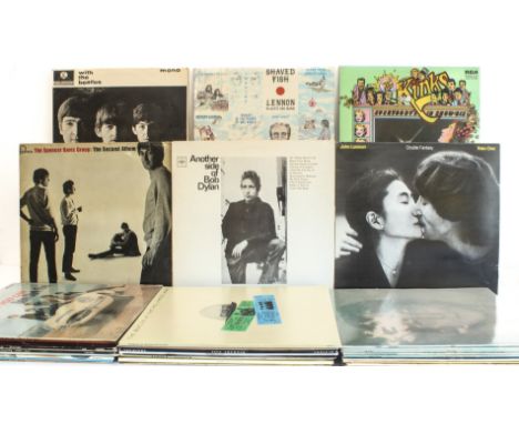 A collection of albums: Beatles (4), Bob Dylan (8), 1960s (11) to include original Spencer Davis Group albums TL5242 and TL52