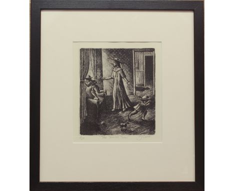 P. J. (Pamela June) Crook, MBE (British, b.1945) 'The Terrible Twins' lithograph, signed, titled and numbered 2/20 to lower m