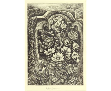 Robin Tanner (British, 1904-1988) 'Flowers of May' etching, signed in pencil to lower margin 11½ x 7 7/8in (29.2 x 20cm), gil