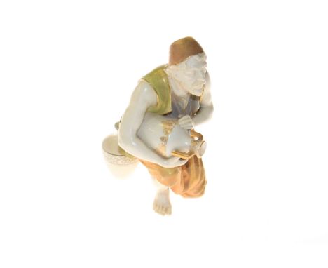 Royal Worcester figure of an Eastern water carrier