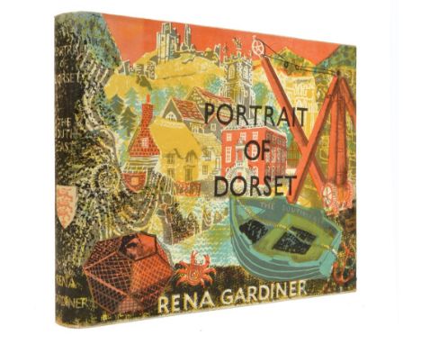 Gardiner, Rena. Portrait of Dorset, The South-East, number 2 of 30 copies only, signed by the artist and inscribed 'To Jean w