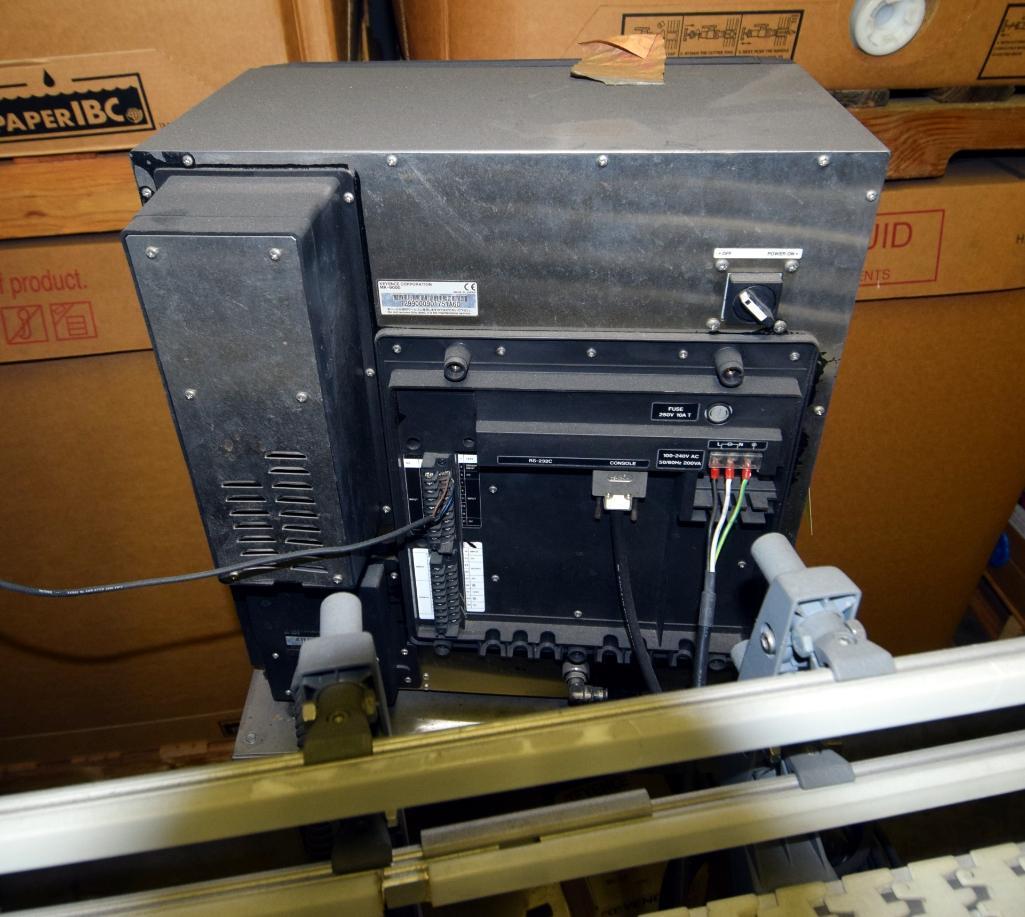 Keyence Inkjet Printer Model MX9000, S/N 1299000901751A6C, with