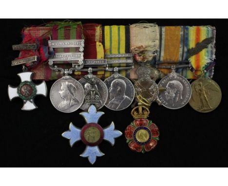 A DSO medal group to Lt. Col Arthur Kennedy Rawlins CIE, CBE, DSO (1866-1943) A DSO medal group to Lt. Col Arthur Kennedy Raw