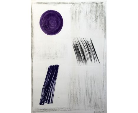 Dame Barbara Hepworth (1903-1975) 'Autumn Shadow, 1969', 32 x 23in. Dame Barbara Hepworth (1903-1975)lithograph,'Autumn Shado