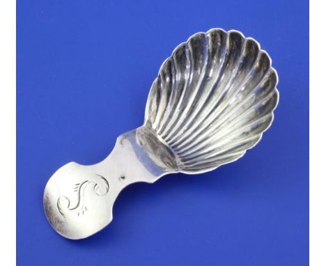 A William IV Scottish provincial silver caddy spoon by Robert Naughton, Inverness, circa 1830, 3in. A William IV Scottish pro