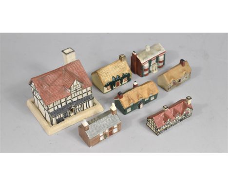 A Collection of Various Goss and Other Miniature Cottage Ornaments (Condition Issues) 