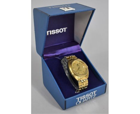 A Tissot Stainless Steel and Gold Plated Seastar Wrist Watch, Swiss Made, 1980, no. 40645, Working Order, with Box 