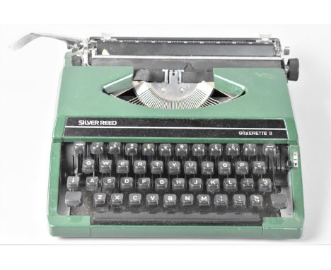 A Vintage Silver Reed Silverette II Manual Type Writer 