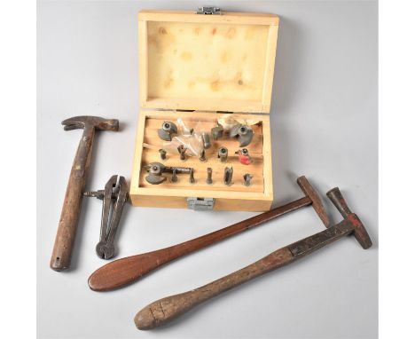 A Small Collection of Vintage Rotary Tools, Hammers Etc 