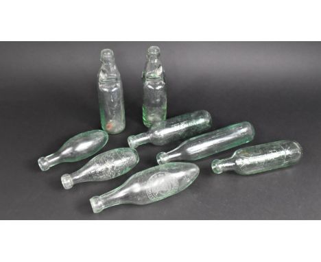 A Collection of Various Vintage Glass Bottles. 