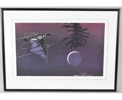 A Framed David A Johnson Print, Persona, 47x29cm 