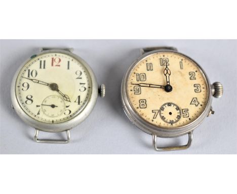 Two Vintage Wrist Watches (No Straps) Requiring Attention 