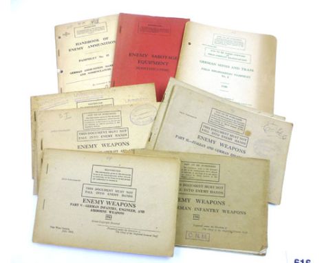 The German Army : A collection of WW2 War Office Handbooks featuring regulations and guidance for various units within the UK