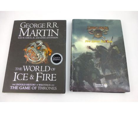 Martin G. : The World of Ice & Fire, 2014; Lane R. : Darklands - First Edition Rule Book, 2016. Qto. Hb. CONDITION REPORT: N/