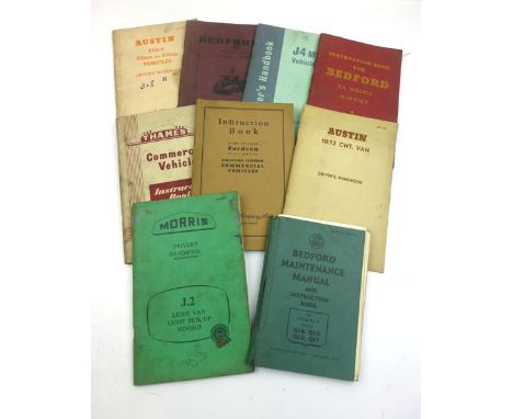 Automobilia : Vintage Light Commercial Vehicles : Handbooks & Manuals : Austin FGk40,60&80 Vehicles C. 1960s; Bedford Three-T