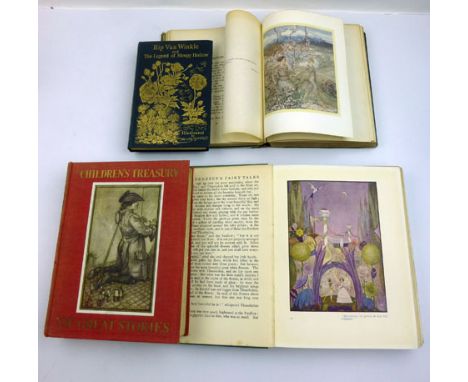 Fairy Tales by Hans Andersen, 1930. Qto. Hb. Colour plates by Harry Clarke; Stephens J. : Irish Fairy Tales, 1920. Small qto 
