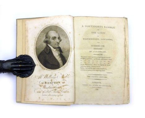 ( Budworth J. ) : A Fortnight's Ramble to the Lakes in Westmoreland, Lancashire and Cumberland, 1795. 2nd. Ed. 8vo Hb. Origin