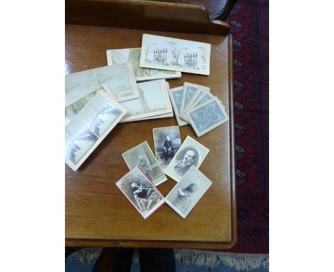 A group of playing cards, photographs and slides including views of Cheyenne Canon, Colarado, Brooklyn Bridge etc. 