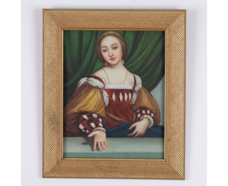 A collection of three original hand-painted artworks, each framed in gold-tone textured frames. The set includes: a refined p