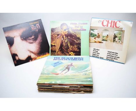 Twenty mixed LPs, artists to include: Stevie Wonder; The Beach Boys; Al Green; Carly Simon; Average White Band; Michael; Jack