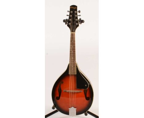 A Stagg 'A' Style mandolin, sunburst finish, numbered M20, 1009/74.