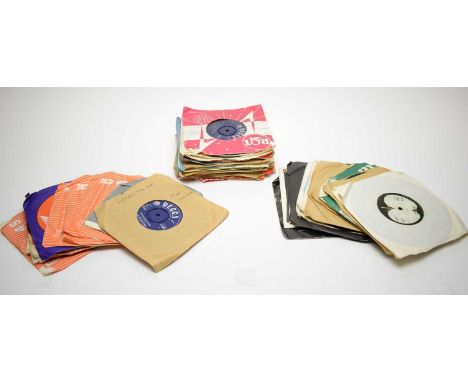 A collection of collectable 7" singles, to include: Nine Beatles singles; further associated singles by George Harrison; Ring