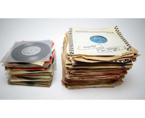 A large collection of 78s to include: Little Richard; The Platters; Slim Whitman; Shirley Bassey; Bill Haley &amp; The Comets