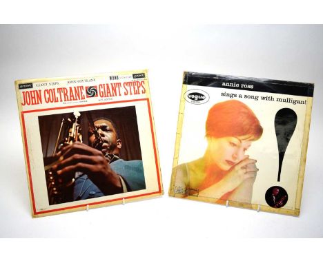 John Coltrane 'Giant Steps' LP on Mono; and Annie Ross 'Sings a Song with Mulligan!' LP; together with another twenty Jazz an