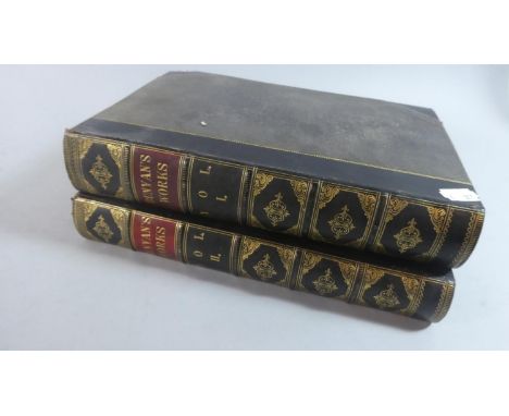 Two Volumes "Bunyans Works" by the Rev. R Maguire Published by the London Printing and Publishing Company 