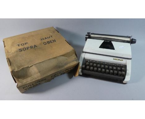 A Vintage Lilliput Manual Typewriter 