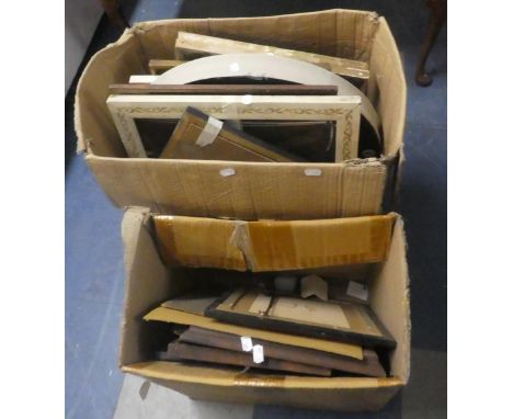 Two Boxes of Picture Frames, Prints etc 