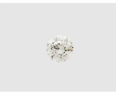 Loser Diamant 5,03 ctRunder natürlicher Diamant im Brillant-Schliff von 5,03 ct (10,79 - 10,91 mm x 6,86 mm, getöntes Weiß/K,