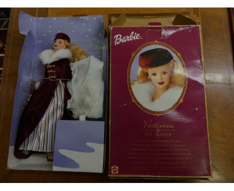 A Barbie by Mattel No.27431 Victorian ice-skater, in original packaging 
