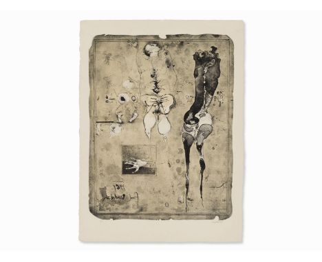 Paul Wunderlich (*1927-2010) - German painter, draftsman, graphic artist and sculptor. Signed "Wunderlich" and numbered "3/20