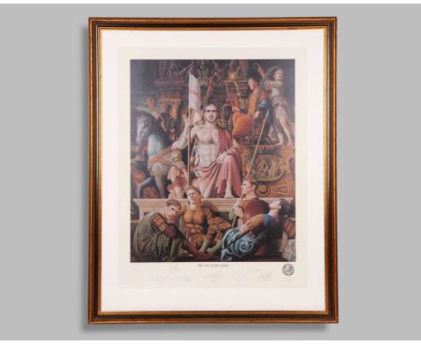 The Art of the Game colour lithograph by Michael Browne limited edition print, No.116 of an edition of 130, signed by the art