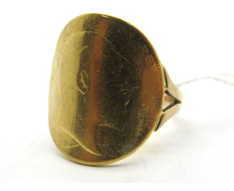 An Edward VII Sovereign, (poor / worn) converted to a ring with applied shank (misshapen / cracked), indistinctly stamped (fi