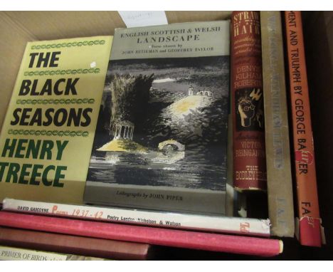 Twenty nine volumes, mainly First Editions, 1920's / '30's poets, including six poems by Morris Carpenter, signed etc 