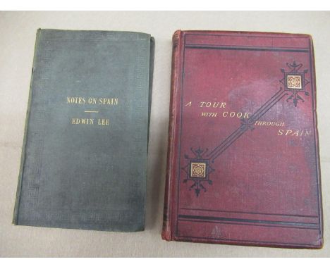 One volume, ' A Tour with Cook Through Spain ' being a series of descriptive letters by J.B. Stone, published London, 1873,  