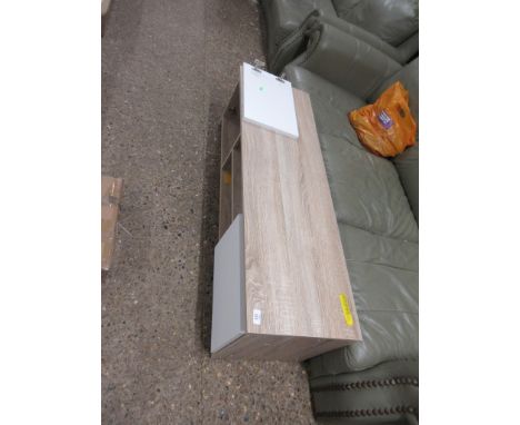 Zipcode Design TV-Lowboard Vumera fÃ¼r TVs bis zu 77", RRP £59.45 Farbe: WeiÃŸ/Eiche