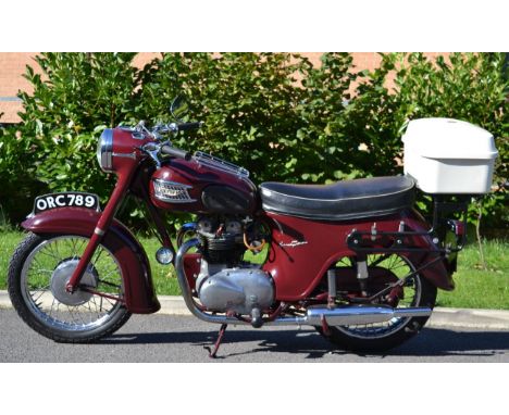 1959 Triumph Speed Twin Registration number: ORC 789 First registered: TBC Engine size: 500cc Colour. Maroon Engine number: T