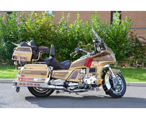 Honda Goldwing, Limited Edition Gold  Registration number B922 SAJ Engine 1200cc Year 31/12/1985 Engine number 1HFSC1466FA115