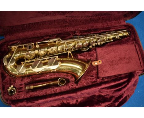 A LaFleur (by Boosey &amp; Hawkes) saxophone, in fitted case
no writing visible to the mouth piece