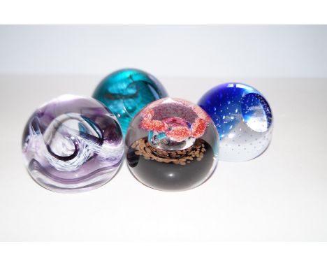 4 Caithness Paperweights