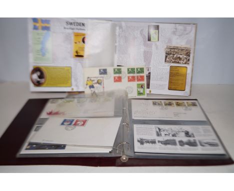 Album of First Day Covers and and Treasures of the World Cup