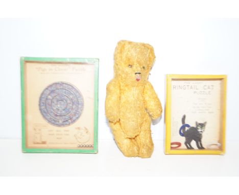 2 vintage frames made by R. Journet together with a teddy bear