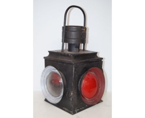 Large railway lamp Height 53 cm